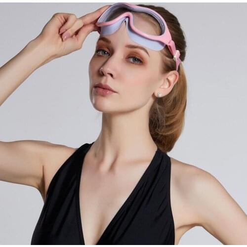 UV Waterproof Anti Fog Swimwear Eyewear Swim Diving Water Glasses Gafas Adjustable Swimming Goggles Women Men