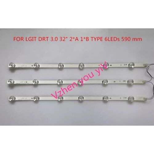 15PCS/ 10A+5B New LED backlight strip 32"DRT 3.0 for LGIT A LGIT B LG TV 32MB25VQ 6916l-1974A 1975A 2223A 0418D 32LB5610 innotek