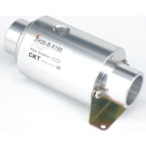 21.6mm Diameter Flow Passage Vacuum Air Press Conveyor Aluminum Alloy ZH20-B-X185 VAC Ejector