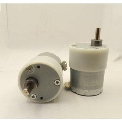 4PCS 35ZYL002 9V 110RPM High Precision Low Noise DC 530 Motor With Plastic Gear with a Flat Shaft