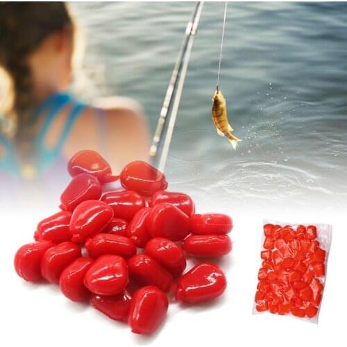 50% Discounts Hot! 30Pcs/Pack Simulation Luminous Fishing Corn Soft Bait for Carp