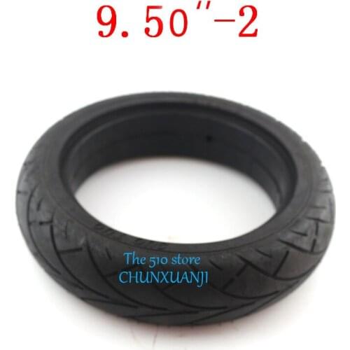 9.50''-2 Solid Tire For Gas Scooter Electric Scooter / Electric Scooter Spare Airless Tire 9.50-2 Rubber Tire