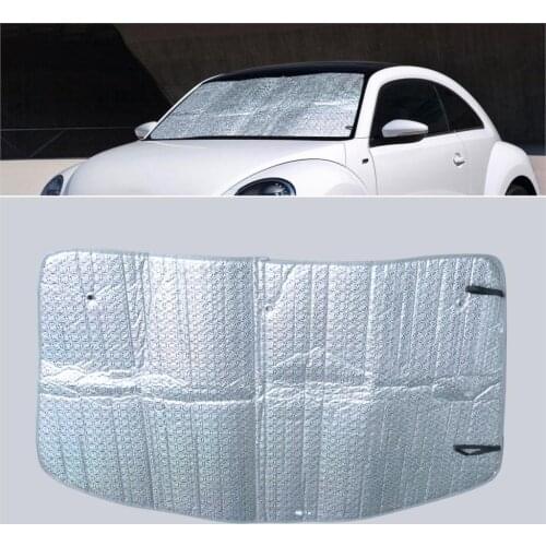 CITALL New Front Foldable Windshield Sunshade Sun Visor Fit For Volkswagen Beetle 2012 2013 2014 2015 2016 2017 2018 2019