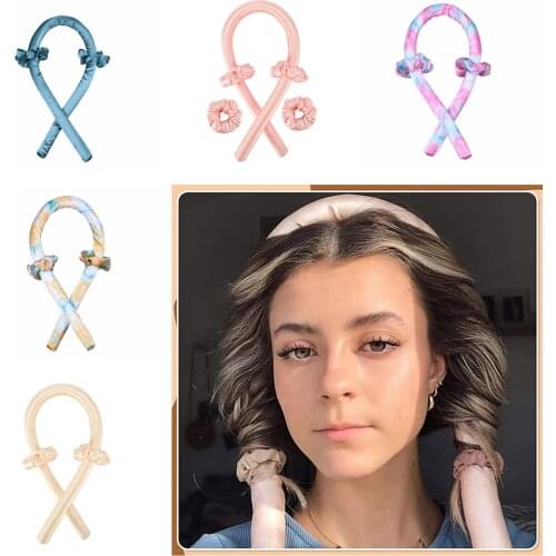 Heatless Curling Rod Headband Lazy Curler Silk Curling Ribbon Silk Curling Ribbon Heatless Hair Curling Ribbon Make Hair Curly