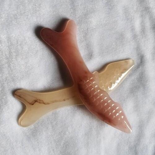 Natural Jade Gua Sha Scraper Board Massage Rose Quartz Jade Guasha Stone For Face Neck Skin Lifting Wrinkle Remover Beauty Care