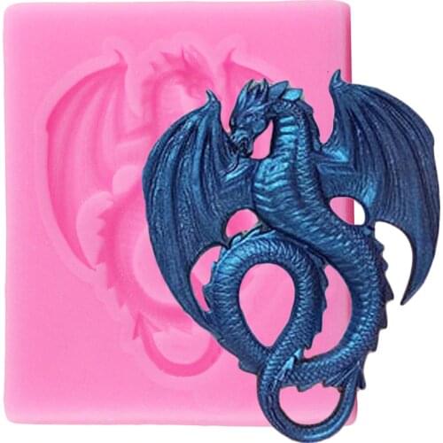 Sugarcraft Dragon Silicone Mold Fondant Mould Cake Decorating Tools Chocolate Gumpaste Mold Candy Clay Kitchen Baking