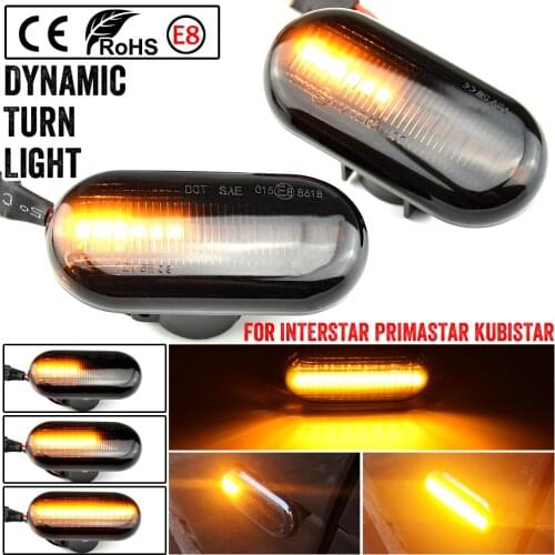 Led Dynamic Side Marker Turn Signal Light For Nissan INTERSTAR Bus (X70) Pritsche PRIMASTAR Bus (X83) Kasten (X83) KUBISTAR(X76)