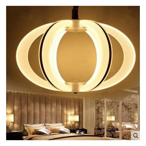 LED 110-220V Pendant Lights Acrylic Contracted Fashionable Dining-room Sitting Room Bedroom Pendant Lamps free shipping