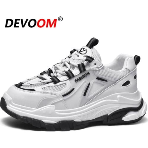 New Fashion Designer Platform Shoes White Chunky Sneakers Women Breathable Vulcanize Shoe Rubber Ladies Flat Girls Casual Shoes