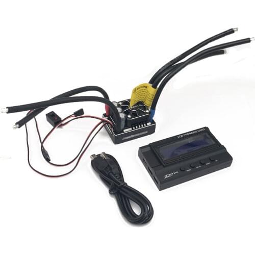 ZTW 1:8 Beast PRO SS 220A Turbo 6V/7.4V adjustable 8A BEC Brushless ESC waterproof all aluminium heat sinking for truck