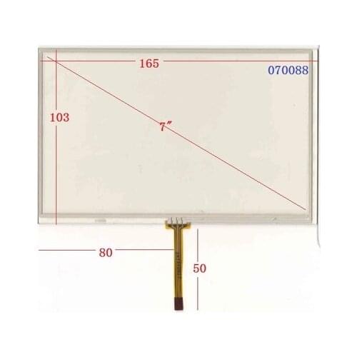 070088 new 7 inch 165*103 mm GPS high quality touch screen