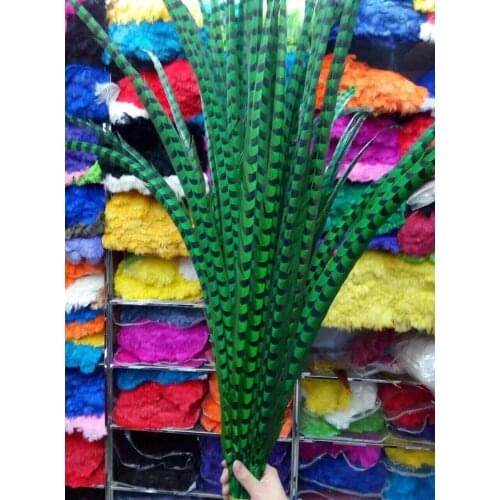 Free shipping!20PCS/LOT dyed Pheasant feather 130-140cm reeves' pheasant tail Feathers for carnival stage performance