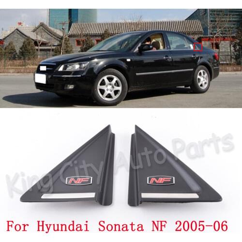 CAPQX For Hyundai Sonata NF 2005 06 Side Mirror Corner Triangle Window Garnish Cover PanelAuto Rear Window Glass Triangle Plate