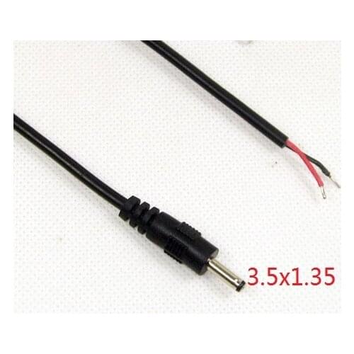 20pcs 3.5x1.35 mm DC Power cable Male plug socket rating 3.0A 12V Cable Adapter cord