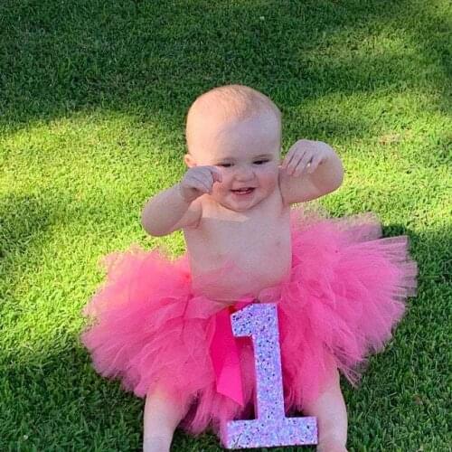 Cute Baby Girls Birthday Tutu Skirts Kids Candy Color Ballet Dance Tulle Pettiskirt Underskirts Children Party Costume Skirts
