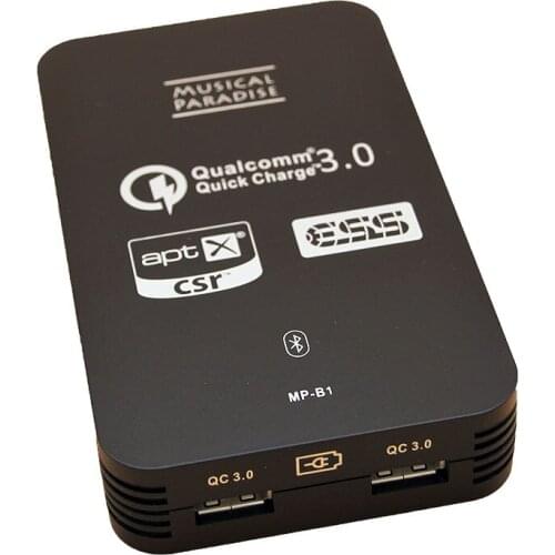 MUSICAL PARADISE Home car CS8675 Bluetooth 5.0 decoding APTX-HD LDAC receiver DAC QC3.0 dual port fast charge