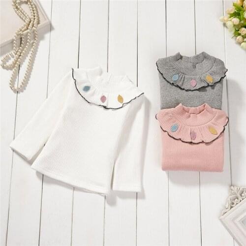 New Baby Girls T Shirt For Winter Autumn Plus Velvet Toddler Newborn Bottoming Shirts Tops Kids Thicken Tees Children Clothing