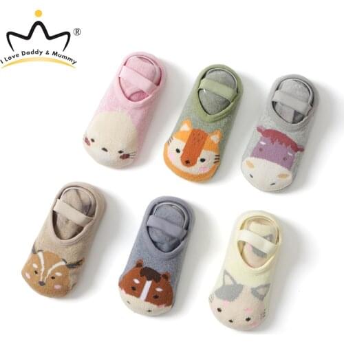 Cute Cartoon Animal Non Slip Newborn Baby Shoes Soft Cotton Rubber Sole Toddler Shoes Baby Boy Girl First Walkers Girls Boys