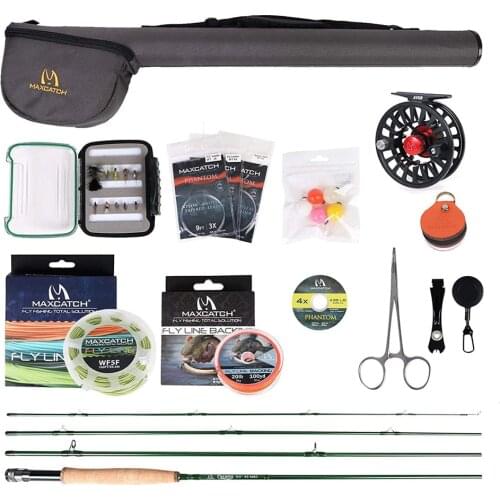 Maximumcatch Maxcatch Premier 8'6''/9' 3-8WT Complete Fly Fising Rod Kit Combo