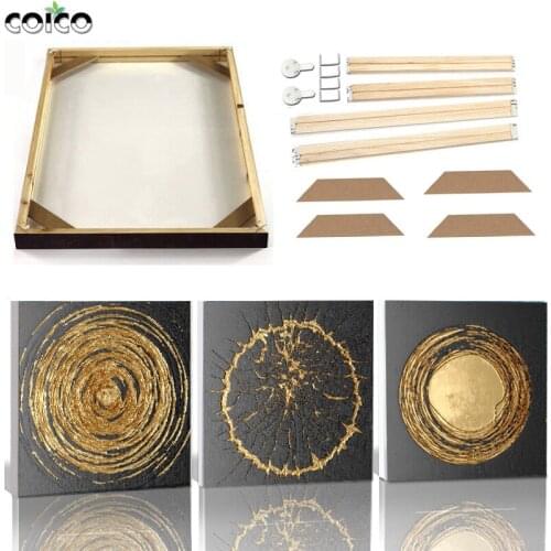 Nordic Round Bronze Texture Abstract Canvas Print Picture Black Golden Wall Art Home Decor Painting Modern Aesthetic Posters