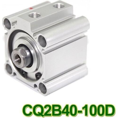 SMC Type CQ2B series CQ2B40-100D 40mm bore 100mm stroke Double Action single rod thin Pneumatic Compact Cylinder high quality