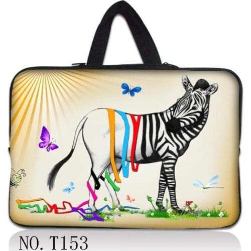 Zebra Laptop Bag for MacBook air 13 pro 15.4 Sleeve bag for Lenovo Women Laptop bag 13.3 14 15 15.6 17.3 inch Men waterproof