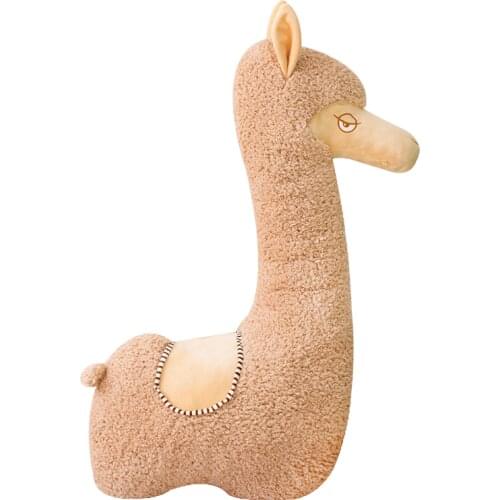 95cm Super Long Japanese Alpaca Cute Soft Plush Doll Sleep Pillow Home Bed Decoration Gift Creative Simulation Animal