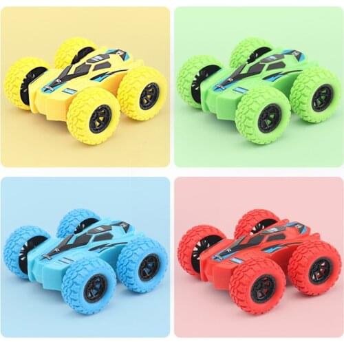 Fun Double-Sided Inertial Car ABS Model Kids Toy Resistance Stunt Rolling Off-Road Vehicles Dumper Truck Kids Car For Birthday