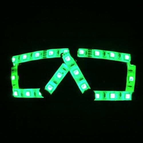 Wecool new design can change and flash 7 colors LED glasses for Event & Party Supplies LED glasses DJ club flashing glasses