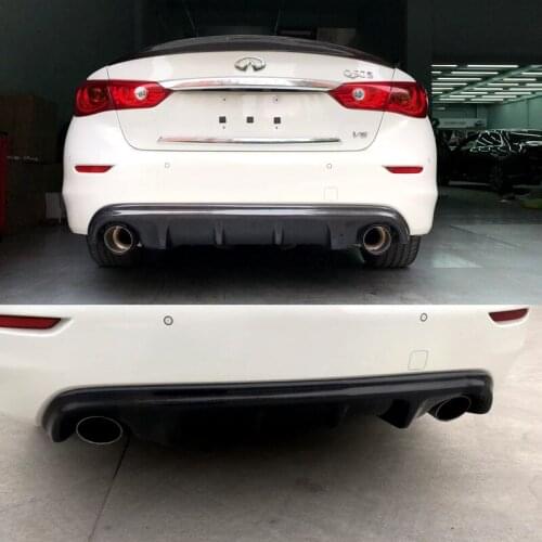 Rear spoiler for Infiniti Q50 Q50L Q50S 2014 2015 2016 high quality Diffuser PP material big spoiler Q50 Q50L Q50S
