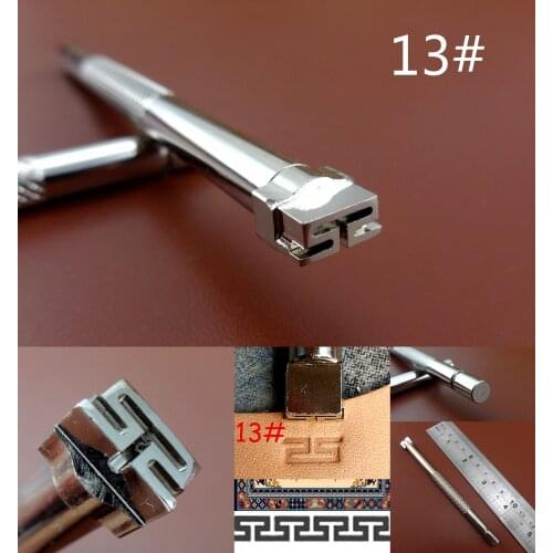 1pc 13# Steel Leather Craft Steel Carving Stamping Punch Stamper Tool - Stylus Spoon Embossing Swivel Knife Cutter Punch Chisel