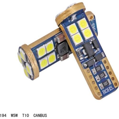 100PCS T10 LED W5W canbus Error 3030 12 LED Interior light T10 Car Led 12 v Free Reading Light Clearance Light Truck Lamp