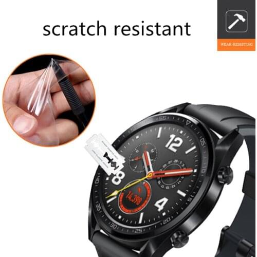 2 pcs/Lot For Huawei Watch GT TPU Screen Protector Protective Film Guard Anti Explosion Anti-shatter
