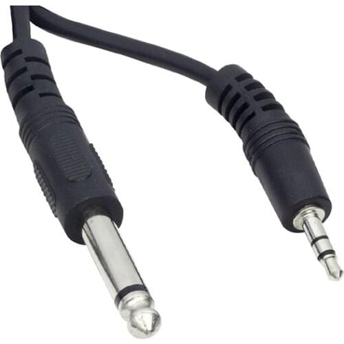 3.5 MM STEREO MALE/6.3 MM MONO MALE 1 METRE CABLE (INTERMEDIATE CABLE)