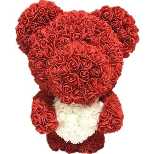 40CM Rose Bear 2020 teddy bear foam bear roses