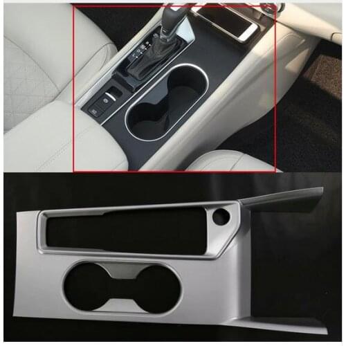 ABS Interior Gear Panel Cover Trim 2pcs For Nissan Altima 2019 Gear Shift Control Panel Cover Stickercar car accessories
