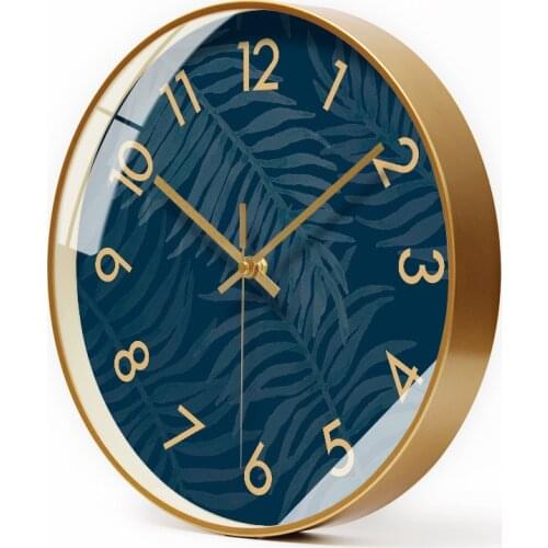 Nordic large silent wall clock modern design Simple Modern Home Fashion Creative Klock Wall Clock Glass Luxury Art Clock QZE261