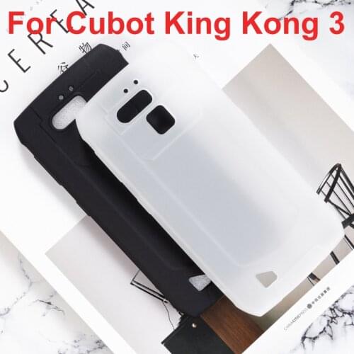 Cubot King Kong 3 Case Silicon Cover Soft TPU Matte Black Phone Protector Shell For Cubot King Kong 3 Capa Coque Back Cover Case