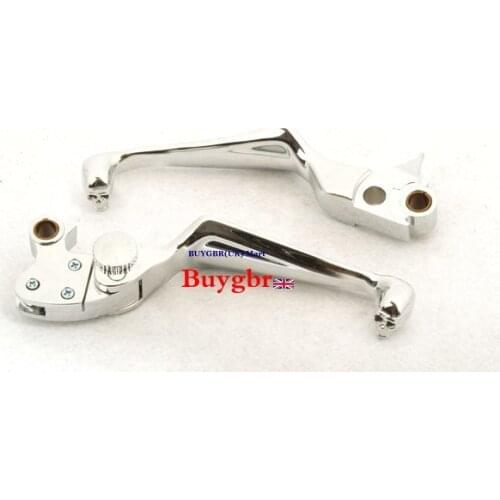 For all Harley Davidson Dyna Bad Boy FXSTSB Super Glide FXDF Low FLSTFB Road King EFI FLHRI Motorcycle Levers Buygbr