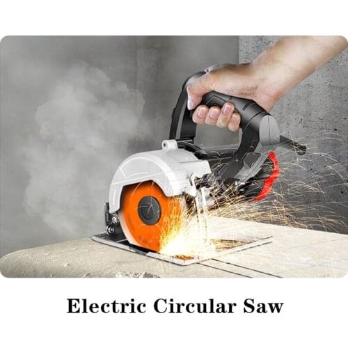 1400W Electric Corded Circular Saw Wood Cutting Tool Multi-function Cutting Machine Woodworking DIY Model Household Circular Saw