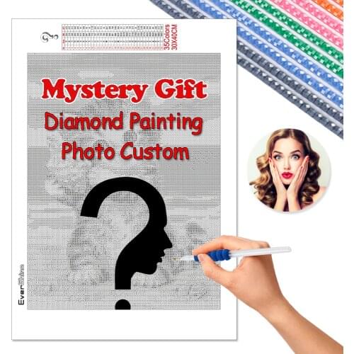 Evershine Photo Custom Mystery Diamond Painting DIY Full Square Round Diamond Embroidery Cross Stitch Rhinestones Picture Gift
