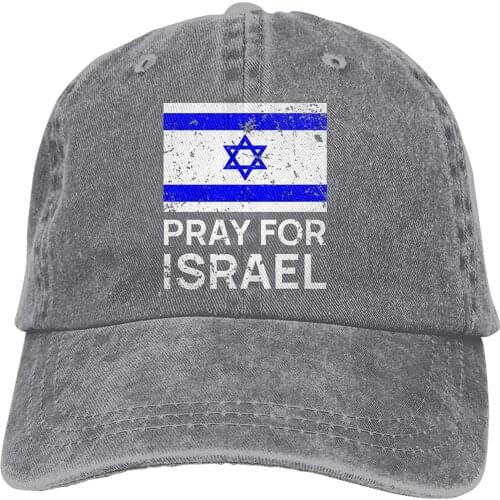Ali Yee Pray for Israel with Flag Baseball Caps Unisex Dad Hats Trucker Hat Fishing Outdoor Sport Cap for Mens Womens Adjustable