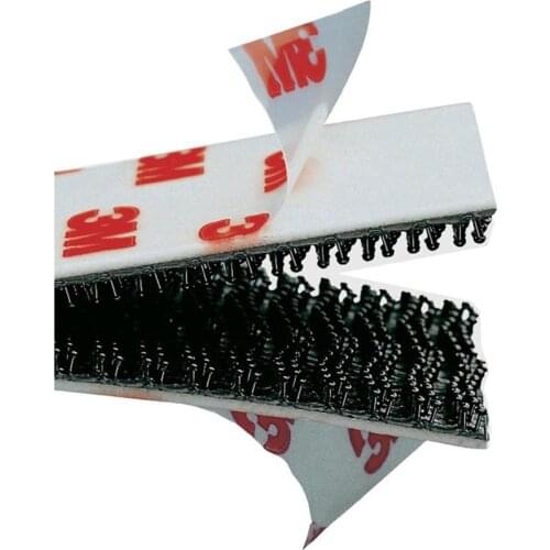 6pcs 3M Dual Lock SJ3550 Black VHB Mushroom adhesive fastener tape, Type 250/ (25.4mm x 10cm) 60cm length