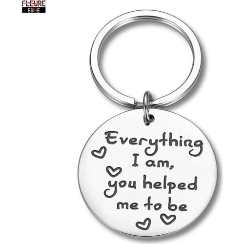 Mothers Day Gifts Keychain for Mom from Daughter Son Birthday Presents for Mother Dad Thanksgiving Day Wedding Graduation Gift