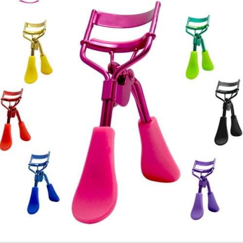 Eyelash Curler Cosmetic Makeup Black Silver Eye lash Curler Eyes Tweezers for Eyelashes Hot Selling Makeup Tools T0344