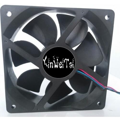 Cooling fan for Delta NFB10512HF -7F03 DC 12V 0.39A 3-wire 3-pin connector 70mm 105x105x32mm Server Square Cooling fan
