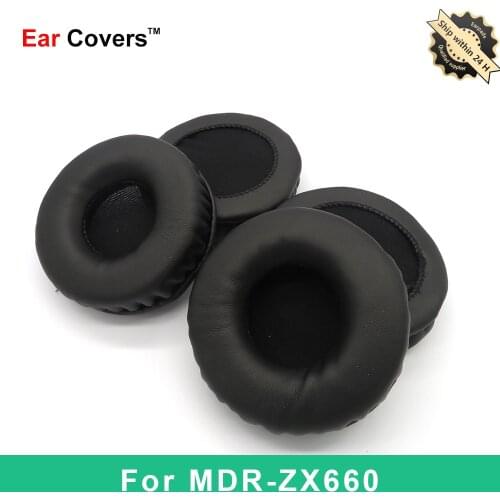 Ear Pads For Sony MDR ZX660 MDR-ZX660 Headphone Earpads Replacement Headset Ear Pad PU Leather Sponge Foam