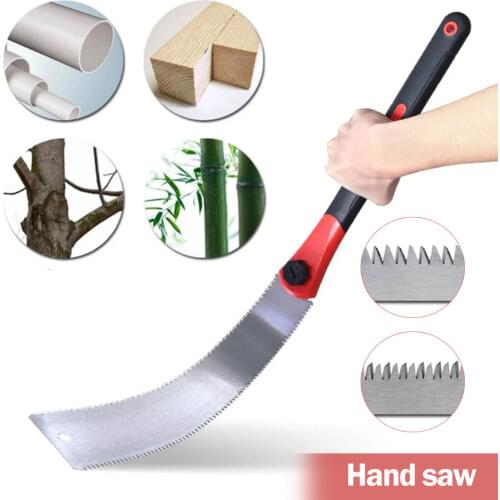 Japanese Saw Hand Saws Double Edge Hand Saw 3 Side Teeth Woodworking Pull Saw For Tenon Wood Bamboo Plastic Cutting Tools