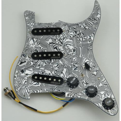 Guitar Pickups Prewired Pickguard Single Coil Pickup 7-Way type fully loaded pickguard For Strat guitar