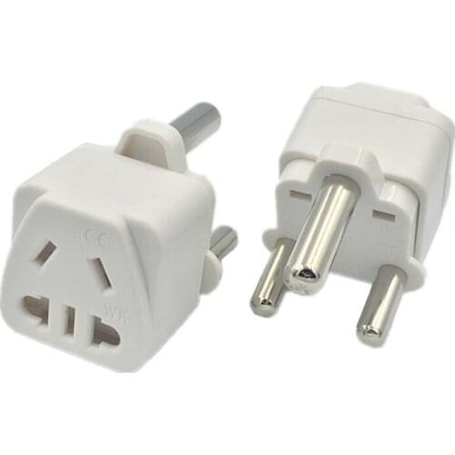 1PC 3 pin Universal CN/US/EU/AU to Big South Africa Travel Pulg Adaptor AC Power Multi Function Outlet Adapter Socket